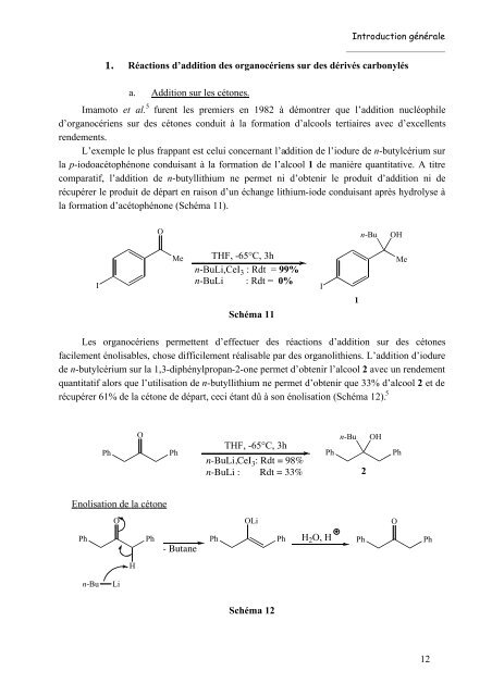 Organocériens, électrocyclisations et applications à la synthèse de ...