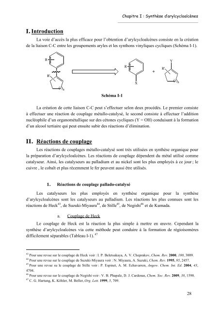 Organocériens, électrocyclisations et applications à la synthèse de ...