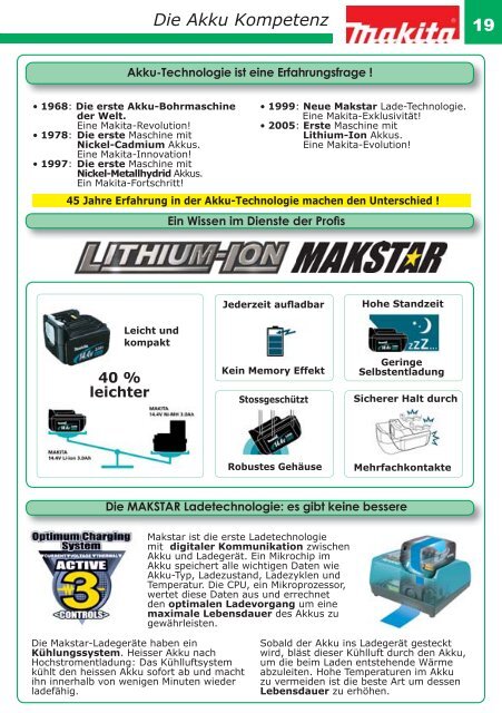 Makita Gartengeräte 2013 - Weber+Widmer AG