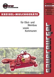 für Obst- und Weinbau sowie Kommunen - Sauerburger