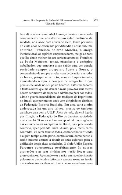 Livro História do Espiritismo no Pará - União Espírita Paraense