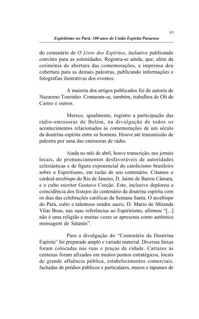 Livro História do Espiritismo no Pará - União Espírita Paraense