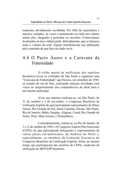 Livro História do Espiritismo no Pará - União Espírita Paraense