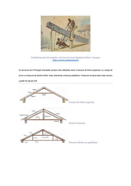 Técnicas construtivas do período colonial – I