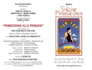 “PRIMEDONNE ALLE PRIMARIE” - Salone Margherita