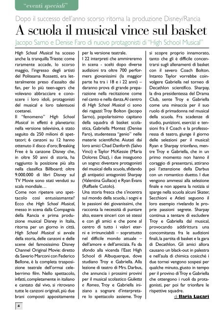 periodico n° 11 del 24 marzo 2009 - Il Rossetti