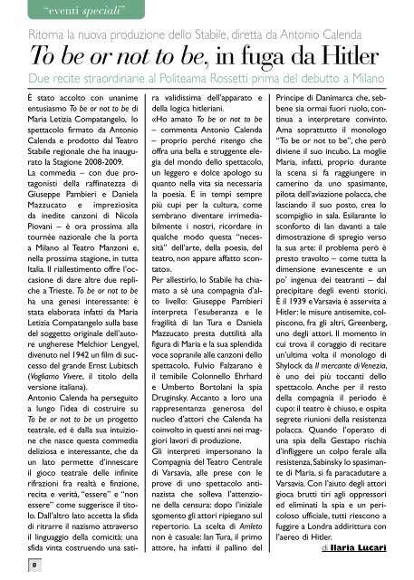 periodico n° 11 del 24 marzo 2009 - Il Rossetti