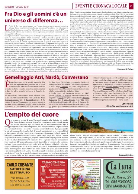 Luglio 2010 - Da Leggere