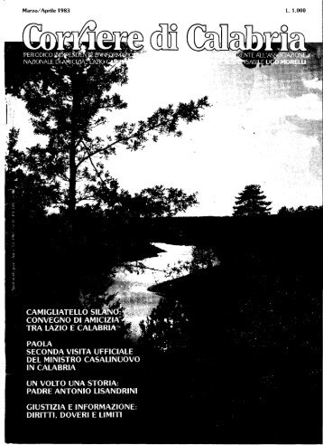 Archivio storico - Corriere di Calabria