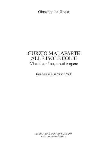 Curzio Malaparte alle isole eolie - Eolie sulla scia di Ulisse
