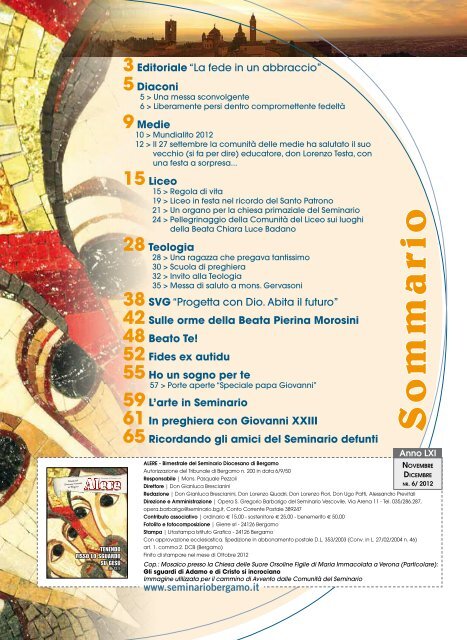 scarica il file premendo qui - Seminario di Bergamo