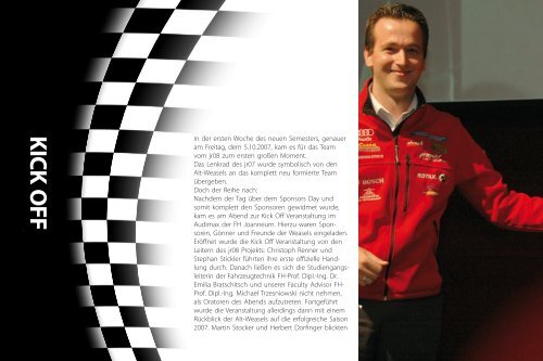 Newsletter 01/2008 - joanneum racing graz