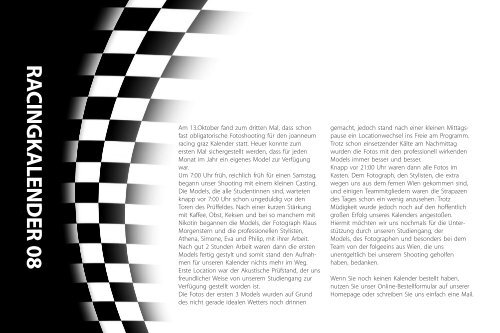 Newsletter 01/2008 - joanneum racing graz