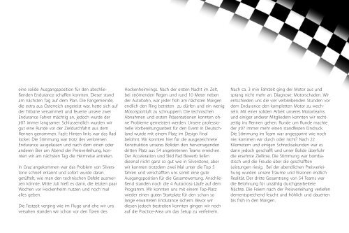 Newsletter 01/2008 - joanneum racing graz