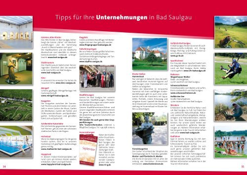 Gastgeberverzeichnis: 2012/2013 (PDF) - bei der Tbg-Bad Saulgau