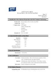 material safety data sheet p-533 liquid hand soap (anti bac) - Koya