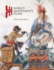 2008 Annual Report - World Monuments Fund