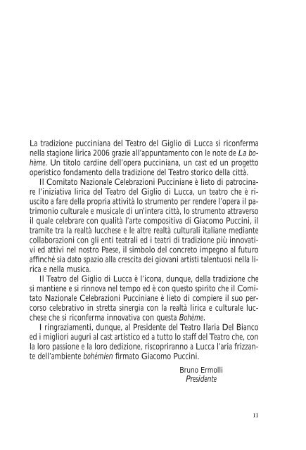 La Bohème [file PDF 3,43 MB] - Teatro del Giglio di Lucca