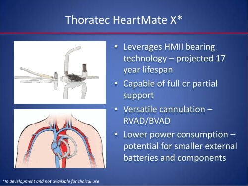 Emerging LVAD Technology for the Use - Washington Hospital Center