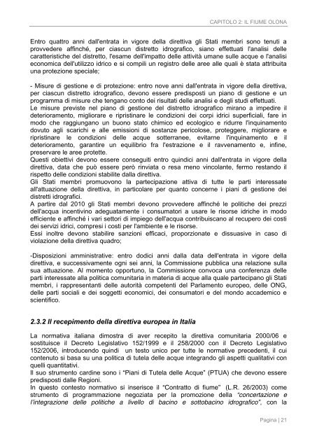 Dalla macina al micro hydro.pdf - Ecomuseo e Agenda 21 Parabiago