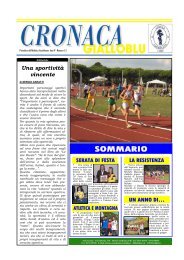 Cronaca Gialloblu Numero 12 (9,02 MB) - Atletica Castelleone