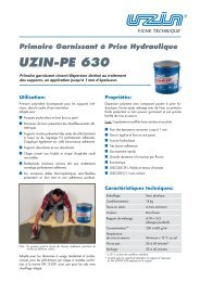 Primaire Garnissant à Prise Hydraulique UZIN-PE 630 - Uzin Utz AG