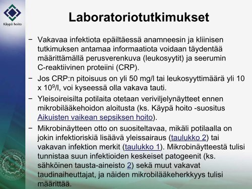 Luentomateriaali1 - Käypä hoito