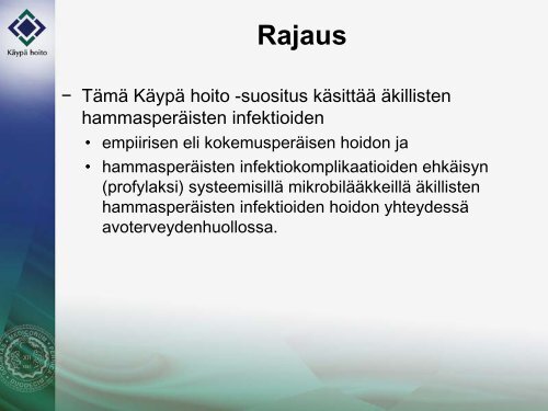 Luentomateriaali1 - Käypä hoito