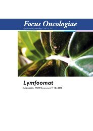 Focus Oncologiae - Syöpäjärjestöt