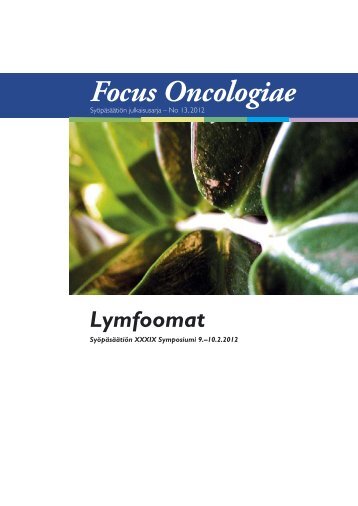 Focus Oncologiae - Syöpäjärjestöt