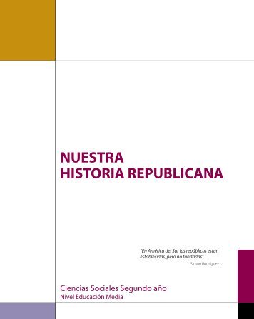 Historia Republicana - Ministerio del Poder Popular para la Educación