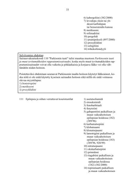 Sosiaali- ja terveysministeriön monisteita 2000: