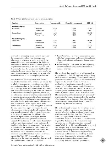 Docetaxel with prednisone or prednisolone for the treatment of ...