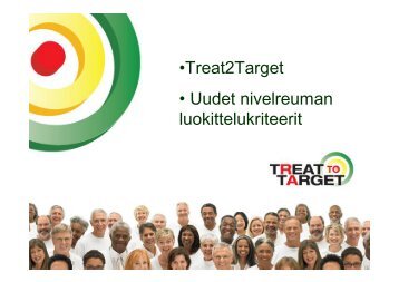 •Treat2Target • Uudet nivelreuman luokittelukriteerit