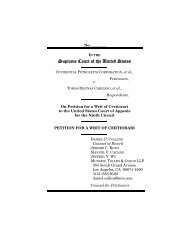 Oxy's petition for certiorari review to the U.S. Supreme Cour
