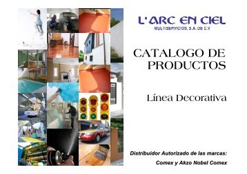 CATALOGO DE PRODUCTOS - L Arc en Ciel