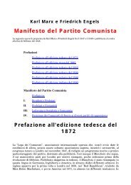 Manifesto del Partito Comunista - Piattaforma Comunista