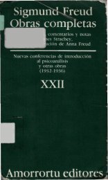 Nuevas conferencias de introducción al psicoanálisis, y otras obras