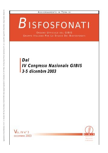 IV Congresso Nazionale GIBIS