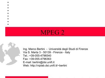 MPEG 2 (pdf) - Simone Ercoli