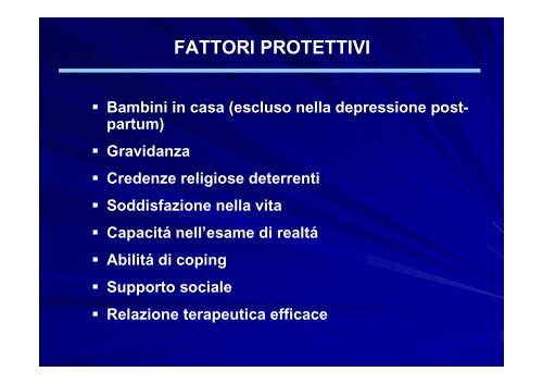 Psicopatologia e Prevenzione del Suicidio - Agenzia di Sanità ...