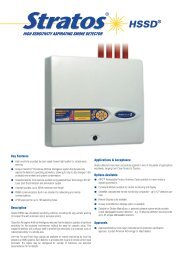 high sensitivity aspirating smoke detector