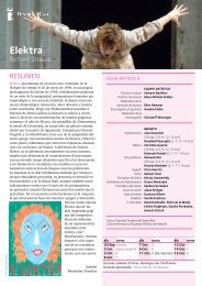 'Elektra' en pdf - Teatro Real