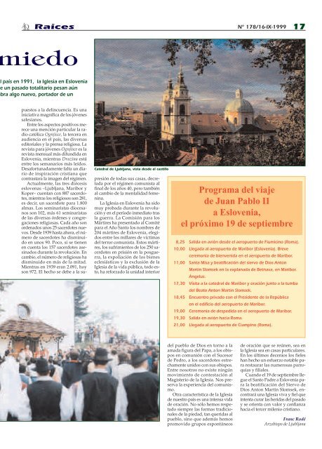 nº 178/16-ix-1999 semanario de información religiosa - Alfa y Omega