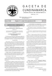 RESOLUCIÓN No - Gobernación de Cundinamarca