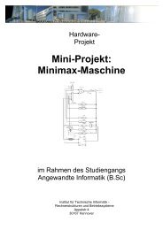 Mini-Projekt: Minimax-Maschine - RTS