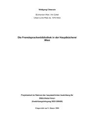 Die Fremdsprachenbibliothek in der Hauptbücherei Wien - Index of ...