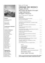 Bollettino Giugno 2003 (prima parte) - Ordine dei Medici Chirurghi e ...