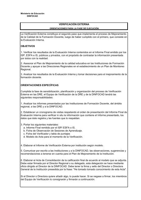 Construyendo una Política de Formación Magisterial (1997-2006)