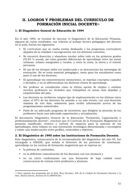 Construyendo una Política de Formación Magisterial (1997-2006)